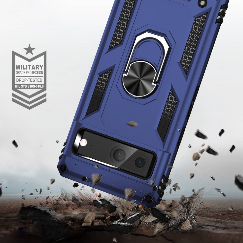 Outdoor Hülle für Google Pixel 7 TPU PC Hybrid Sergeant Armor Ring Cover Case