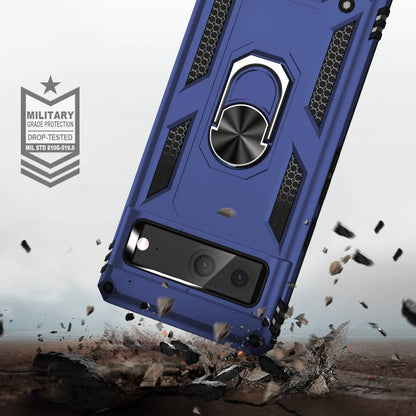 Outdoor Hülle für Google Pixel 7 TPU PC Hybrid Sergeant Armor Ring Cover Case