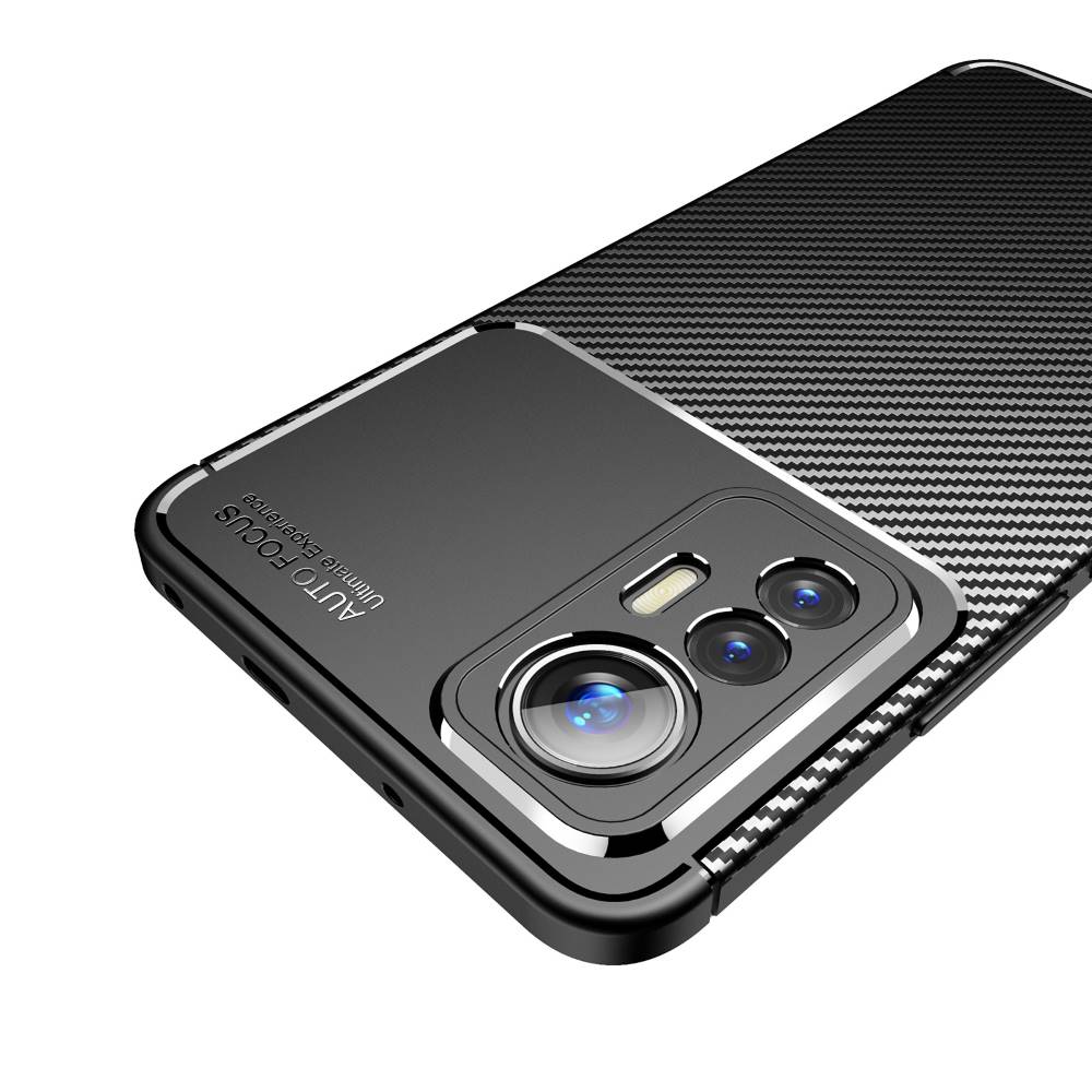TPU Hülle für Xiaomi 12 LITE Carbon Fiber Muster Textur Shockproof Cover Case