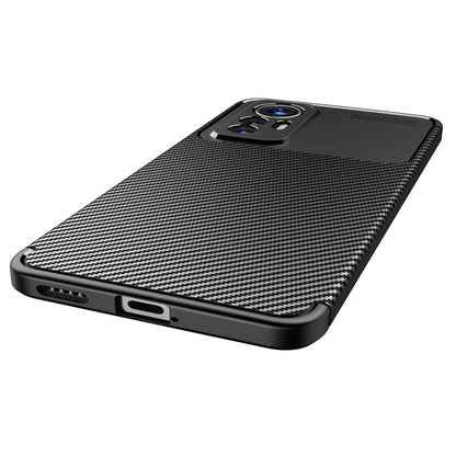 TPU Hülle für Xiaomi 12 LITE Carbon Fiber Muster Textur Shockproof Cover Case