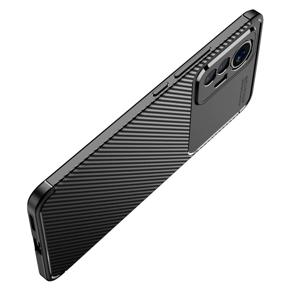 TPU Hülle für Xiaomi 12 LITE Carbon Fiber Muster Textur Shockproof Cover Case
