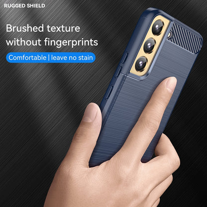 TPU Hülle für Samsung Galaxy S22 PLUS Carbon Fiber Skin Brushed Schutzcover Case