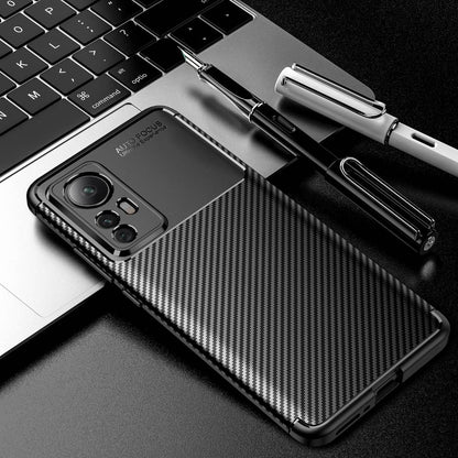 TPU Hülle für Xiaomi 12T 12T PRO Carbon Fiber Muster Shockproof Back Cover Case