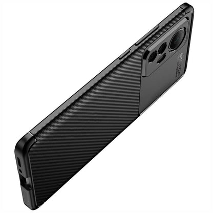 TPU Hülle für Xiaomi 12T 12T PRO Carbon Fiber Muster Shockproof Back Cover Case