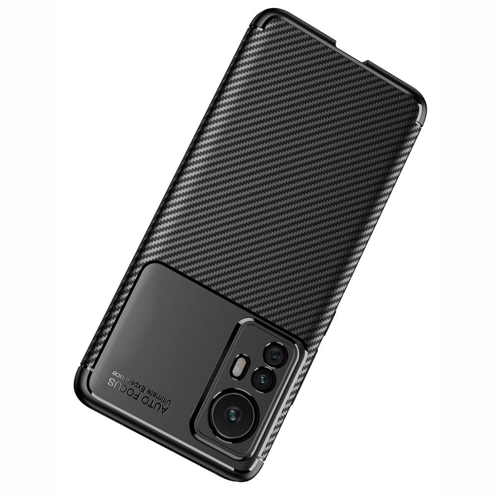 TPU Hülle für Xiaomi 12T 12T PRO Carbon Fiber Muster Shockproof Back Cover Case