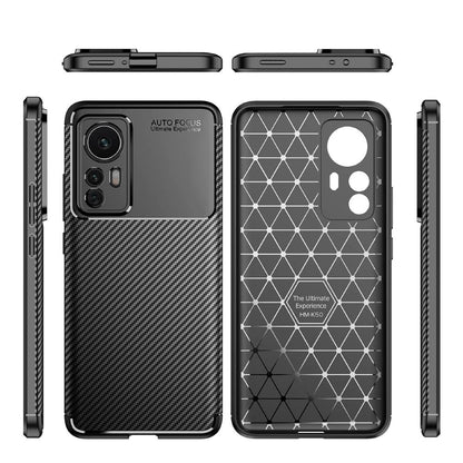 TPU Hülle für Xiaomi 12T 12T PRO Carbon Fiber Muster Shockproof Back Cover Case