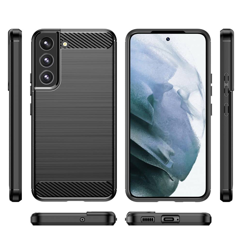 TPU Hülle für Samsung Galaxy S23 PLUS Carbon Fiber Skin Brushed Schutzcover Case