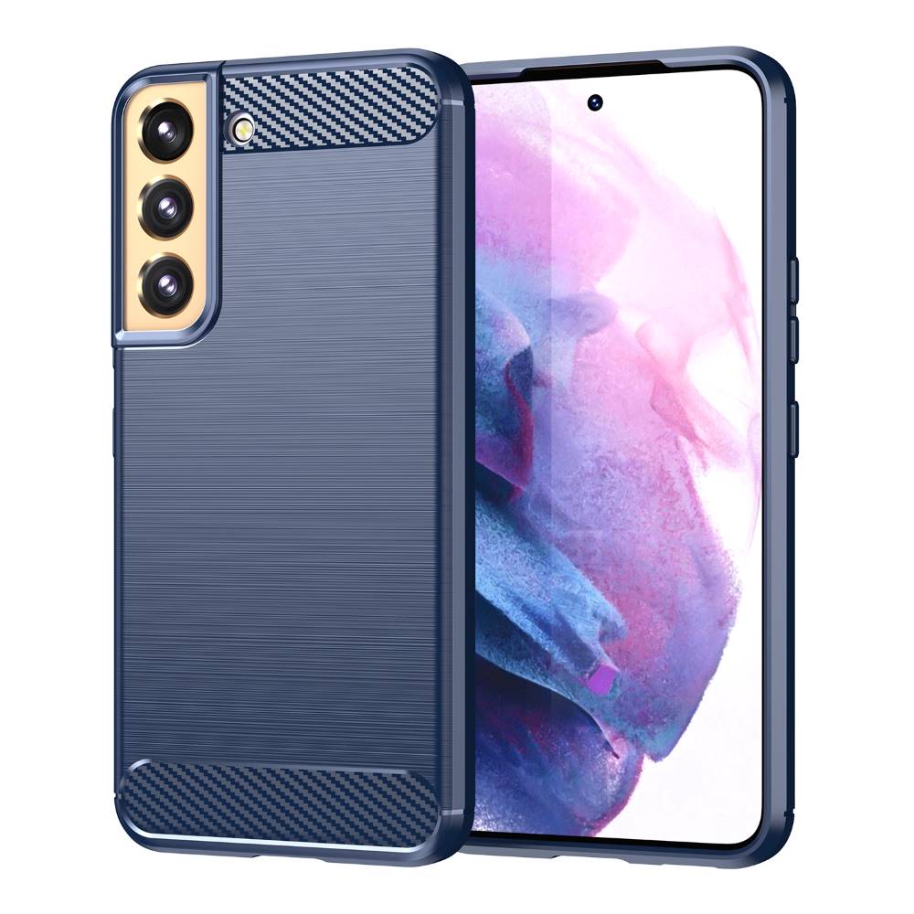 TPU Hülle für Samsung Galaxy S23 PLUS Carbon Fiber Skin Brushed Schutzcover Case