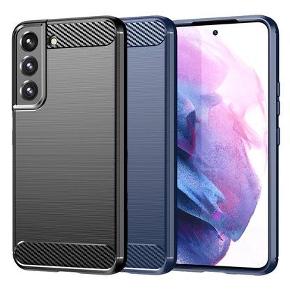 TPU Hülle für Samsung Galaxy S23 PLUS Carbon Fiber Skin Brushed Schutzcover Case