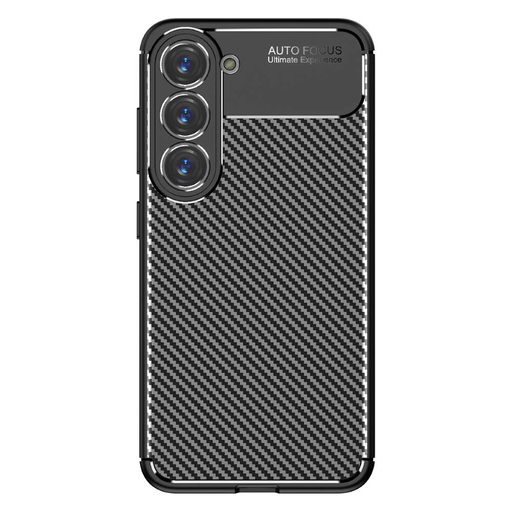 TPU Hülle für Samsung Galaxy S23 Carbon Fiber Muster Shockproof Back Cover Case