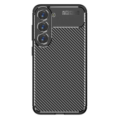 TPU Hülle für Samsung Galaxy S23 Carbon Fiber Muster Shockproof Back Cover Case