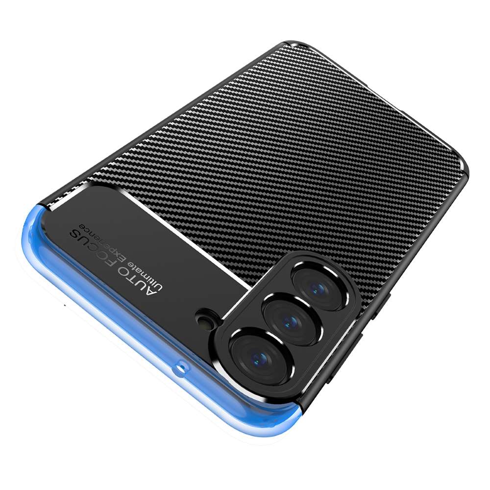 TPU Hülle für Samsung Galaxy S23 Carbon Fiber Muster Shockproof Back Cover Case