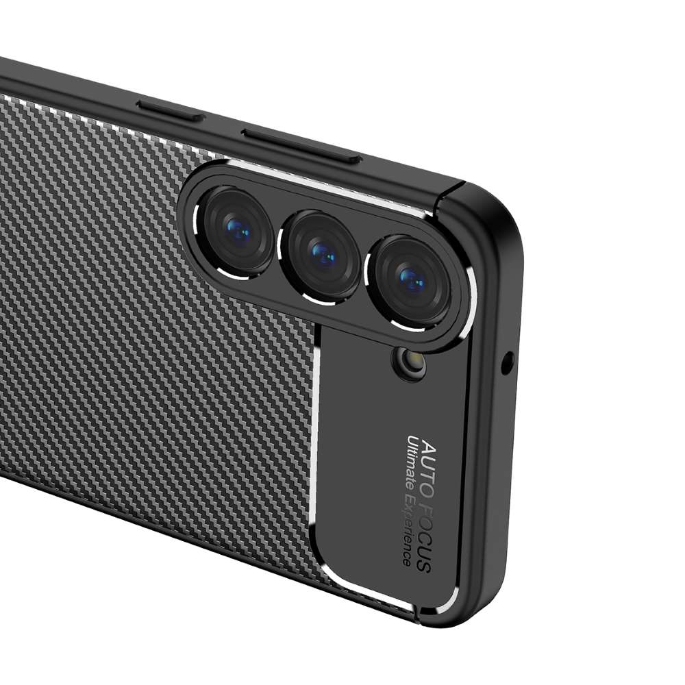 TPU Hülle für Samsung Galaxy S23 Carbon Fiber Muster Shockproof Back Cover Case