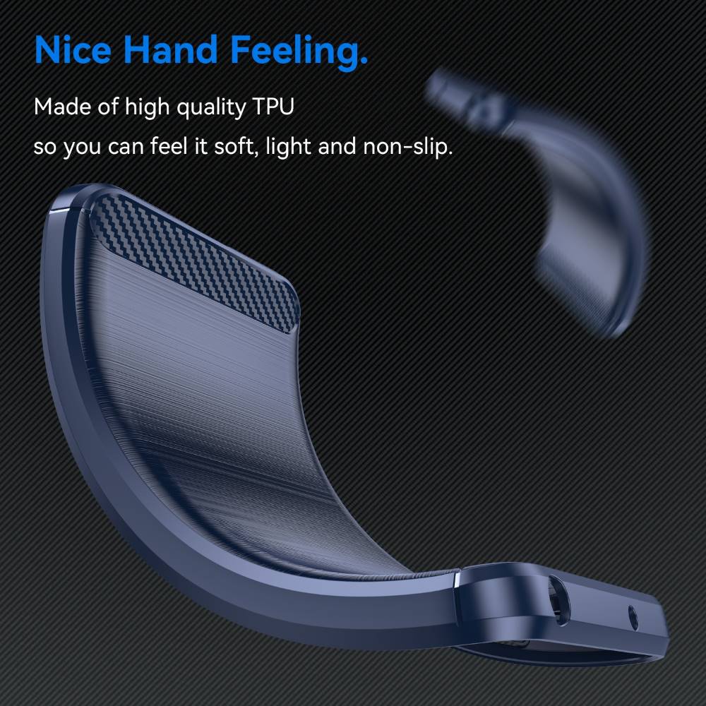 TPU Hülle für Xiaomi 12T 12T PRO Carbon Fiber Skin Brushed Schutzcover Case