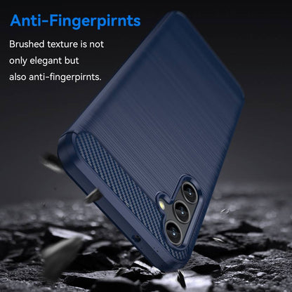 TPU Hülle für Samsung Galaxy A14 Carbon Fiber Skin Brushed Schutzcover Soft Case
