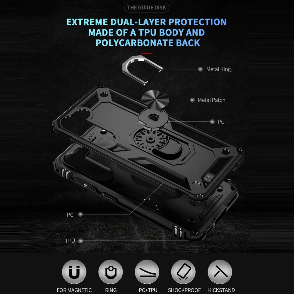 Outdoor Hülle für Samsung Galaxy S23 PLUS TPU PC Hybrid Sergeant Armor Cover