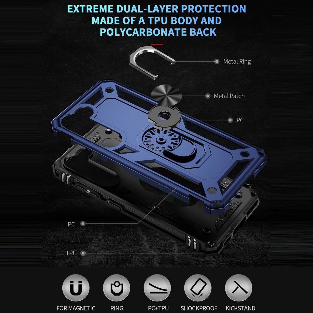 Outdoor Hülle für Samsung Galaxy S23 PLUS TPU PC Hybrid Sergeant Armor Cover