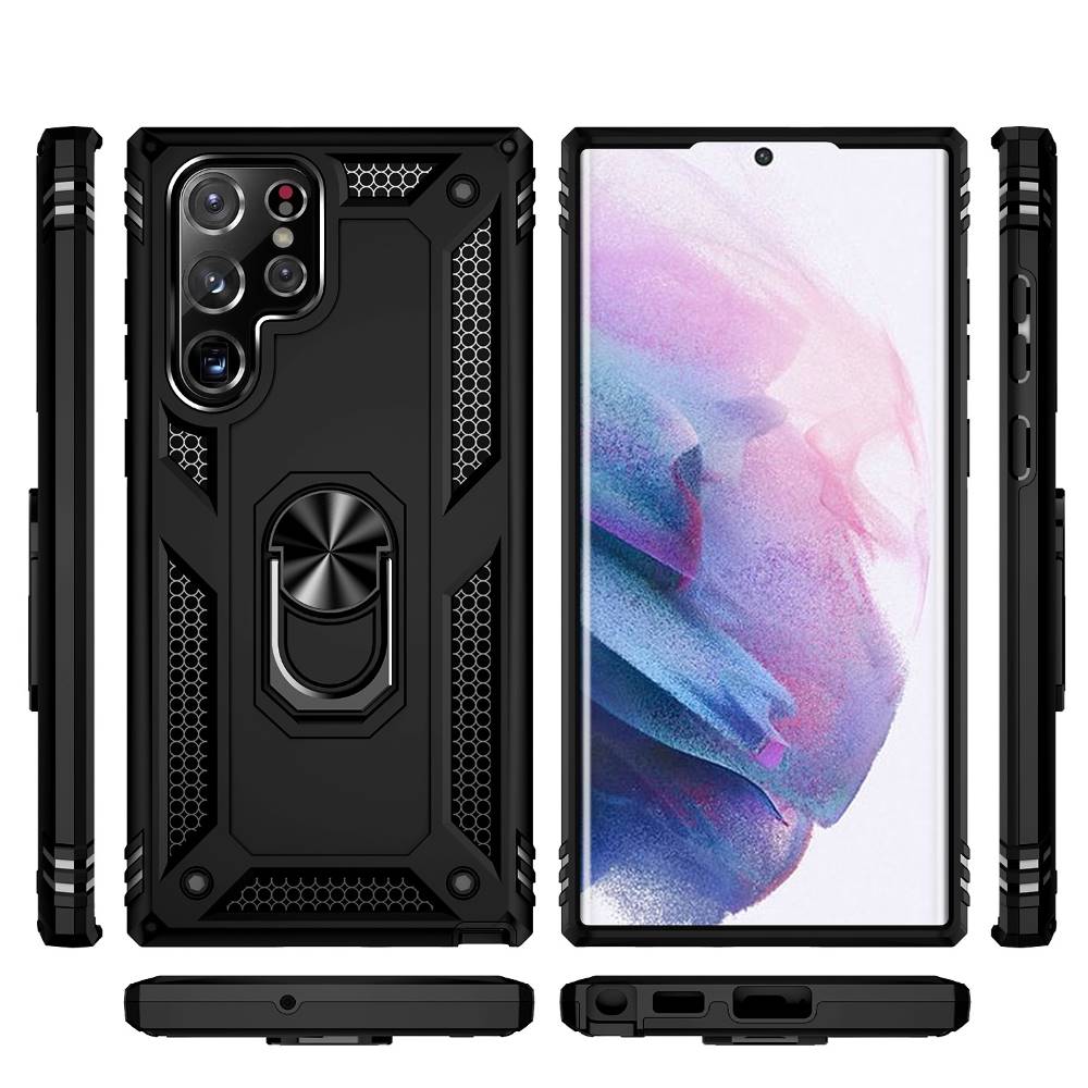 Outdoor Hülle für Samsung Galaxy S23 ULTRA TPU PC Hybrid Sergeant Armor Cover