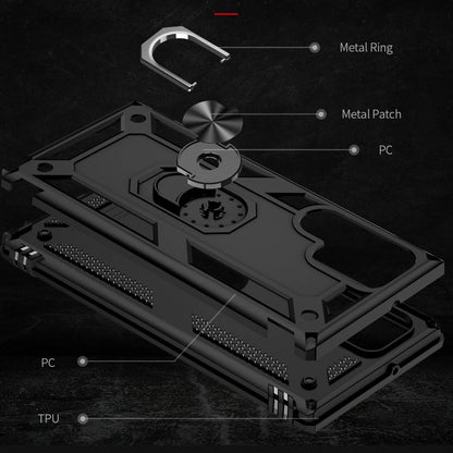 Outdoor Hülle für Samsung Galaxy S23 ULTRA TPU PC Hybrid Sergeant Armor Cover
