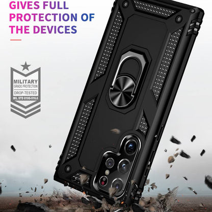 Outdoor Hülle für Samsung Galaxy S23 ULTRA TPU PC Hybrid Sergeant Armor Cover