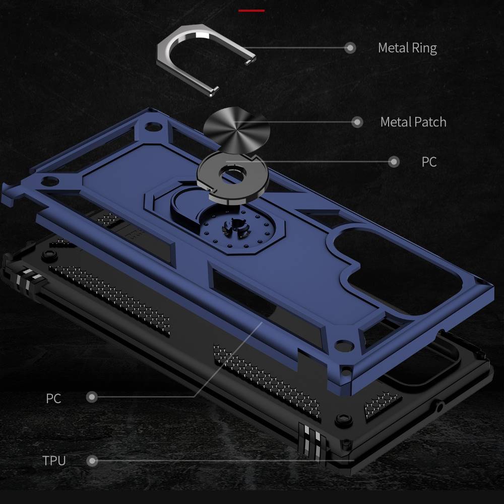 Outdoor Hülle für Samsung Galaxy S23 ULTRA TPU PC Hybrid Sergeant Armor Cover