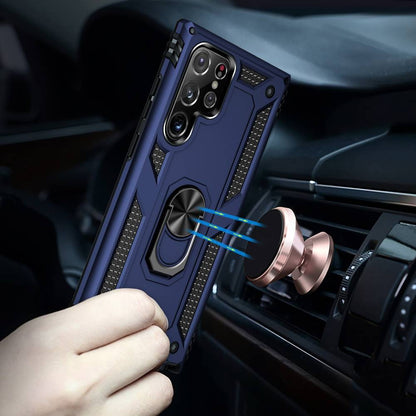 Outdoor Hülle für Samsung Galaxy S23 ULTRA TPU PC Hybrid Sergeant Armor Cover