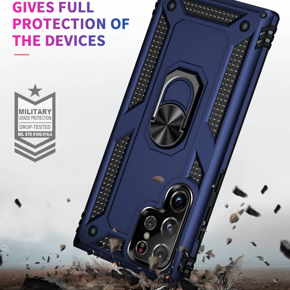 Outdoor Hülle für Samsung Galaxy S23 ULTRA TPU PC Hybrid Sergeant Armor Cover