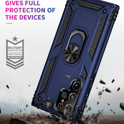 Outdoor Hülle für Samsung Galaxy S23 ULTRA TPU PC Hybrid Sergeant Armor Cover