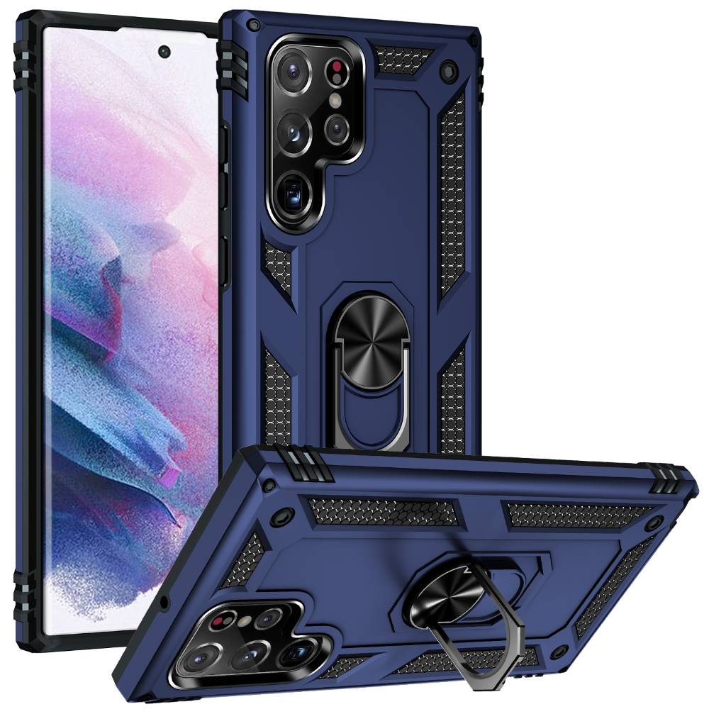 Outdoor Hülle für Samsung Galaxy S23 ULTRA TPU PC Hybrid Sergeant Armor Cover