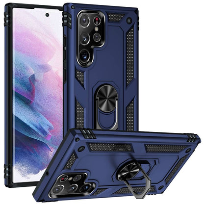 Outdoor Hülle für Samsung Galaxy S23 ULTRA TPU PC Hybrid Sergeant Armor Cover