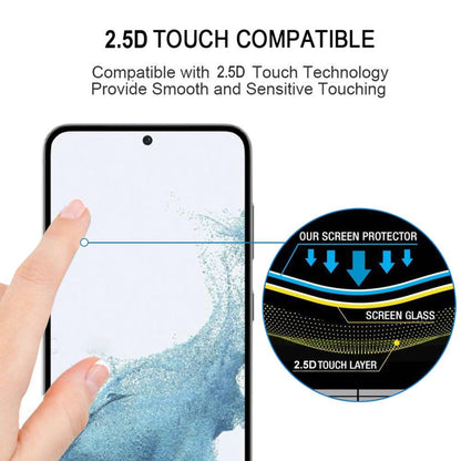 Schutzglas für Samsung Galaxy S23 S22 Full Cover Full Glue Tempered Glass Folie