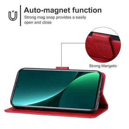 Handy Tasche für Xiaomi 13 PRO Wallet Magnet Klappetui Schutzhülle Kartenfach
