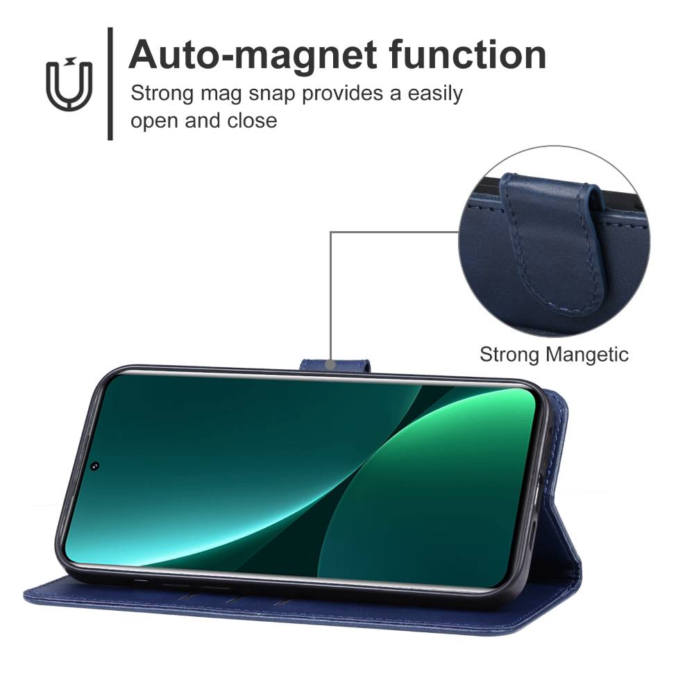 Handy Tasche für Xiaomi 13 PRO Wallet Magnet Klappetui Schutzhülle Kartenfach