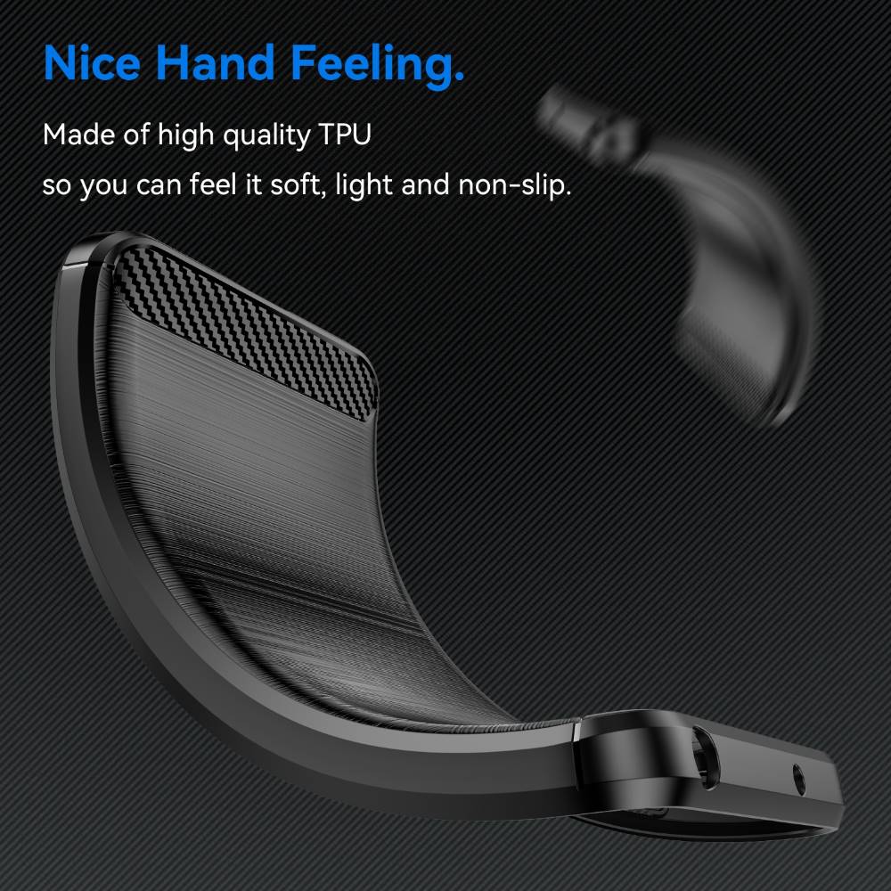 TPU Hülle für Xiaomi 13 Carbon Fiber Skin Brushed Schutz Backcover Soft Case