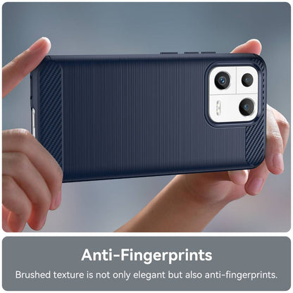 TPU Hülle für Xiaomi 13 Carbon Fiber Skin Brushed Schutz Backcover Soft Case