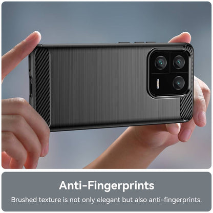 TPU Hülle für Xiaomi 13 PRO Carbon Fiber Skin Brushed Schutz Backcover Soft Case