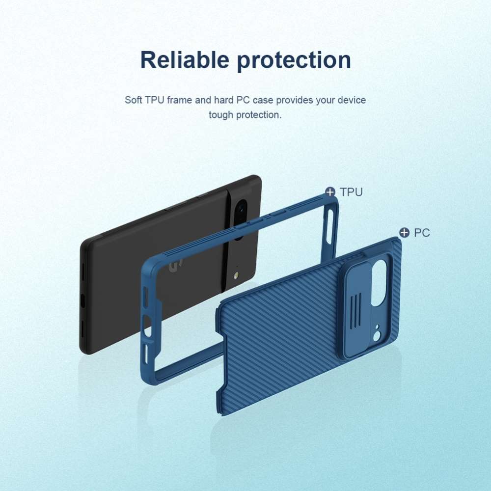 NILLKIN Hybrid Hülle für Google Pixel 6a Camshield Pro Case Handy Full Cover