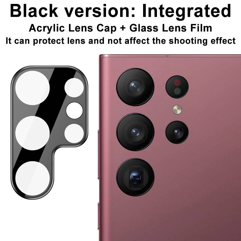 IMAK Kamera Schutzglas für Samsung Galaxy S23 ULTRA Kameraschutz Glas Abdeckung