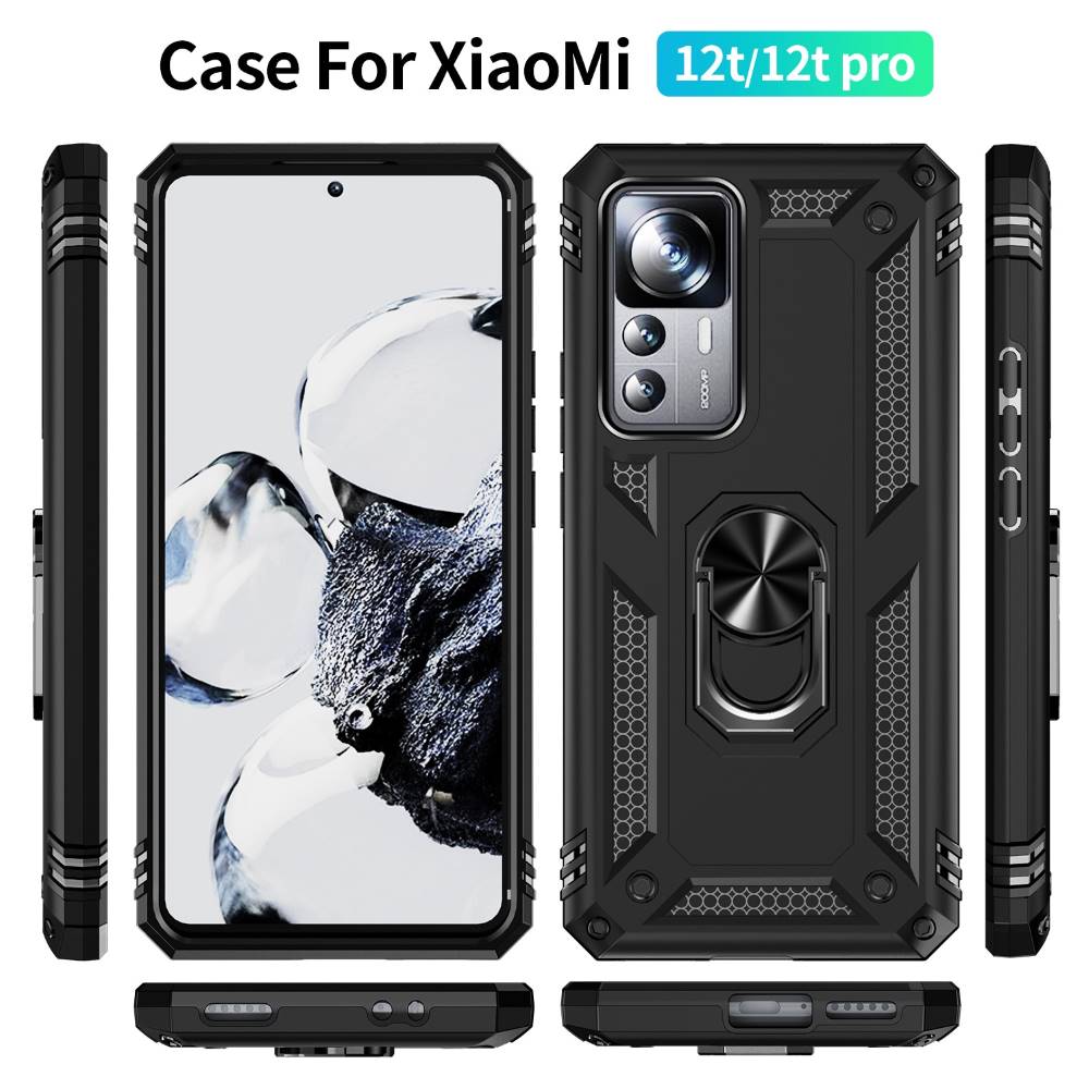 Outdoor Hülle für Xiaomi 12T 12T PRO TPU PC Hybrid Sergeant Armor Ring Cover