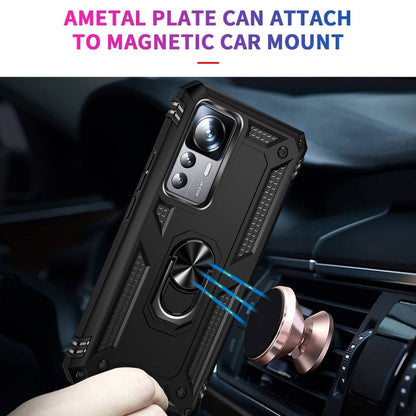 Outdoor Hülle für Xiaomi 12T 12T PRO TPU PC Hybrid Sergeant Armor Ring Cover