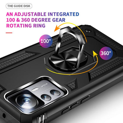 Outdoor Hülle für Xiaomi 12T 12T PRO TPU PC Hybrid Sergeant Armor Ring Cover