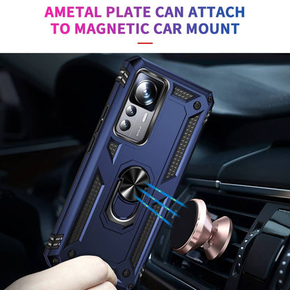 Outdoor Hülle für Xiaomi 12T 12T PRO TPU PC Hybrid Sergeant Armor Ring Cover
