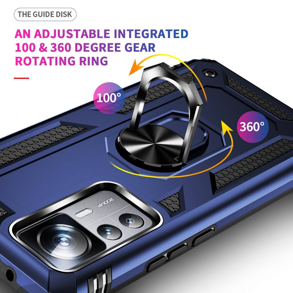 Outdoor Hülle für Xiaomi 12T 12T PRO TPU PC Hybrid Sergeant Armor Ring Cover