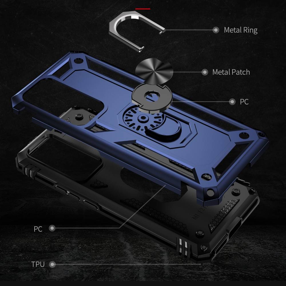 Outdoor Hülle für Xiaomi 12T 12T PRO TPU PC Hybrid Sergeant Armor Ring Cover