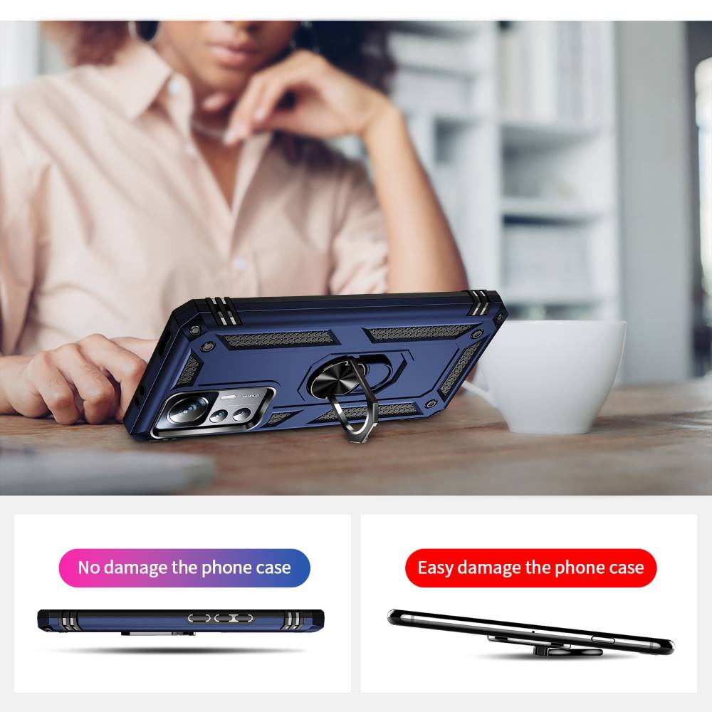 Outdoor Hülle für Xiaomi 12T 12T PRO TPU PC Hybrid Sergeant Armor Ring Cover