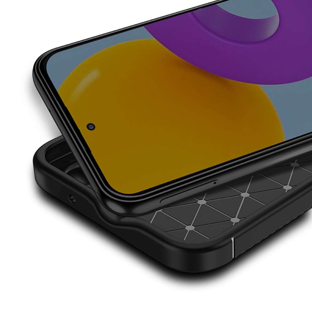 TPU Hülle für Samsung Galaxy A54 Carbon Fiber Muster Shockproof Back Cover Case