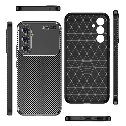 TPU Hülle für Samsung Galaxy A54 Carbon Fiber Muster Shockproof Back Cover Case