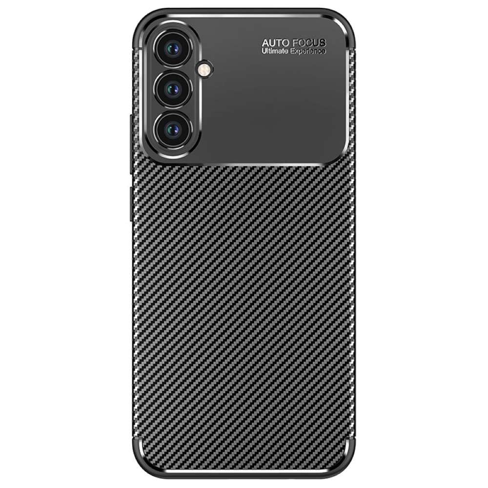 TPU Hülle für Samsung Galaxy A34 Carbon Fiber Muster Shockproof Back Cover Case