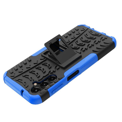 Outdoor Hülle für Samsung Galaxy A14 Tire Rutschfest Kickstand PC TPU Cover Case