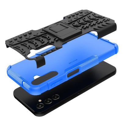Outdoor Hülle für Samsung Galaxy A14 Tire Rutschfest Kickstand PC TPU Cover Case